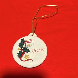 2 2007 fiestaware ornaments